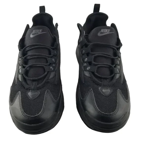 Nike Shoes Men's Size 8 Zoom 2K Black Running Lace Up Leath Fabric - Picture 2 of 15